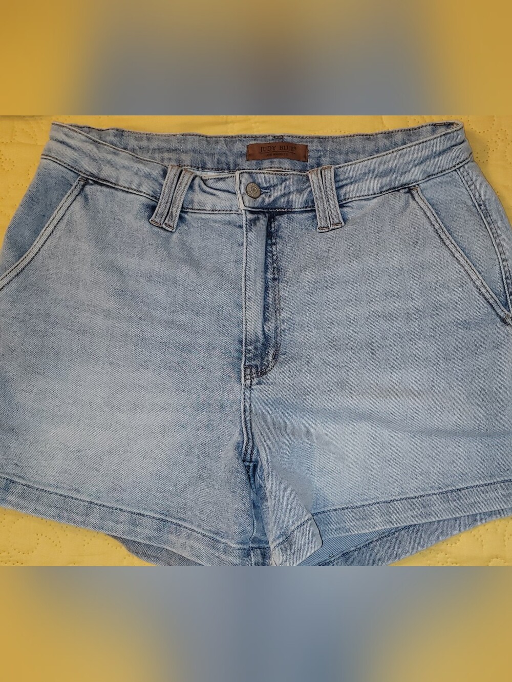 Judy Blue Light Wash Denim Shorts